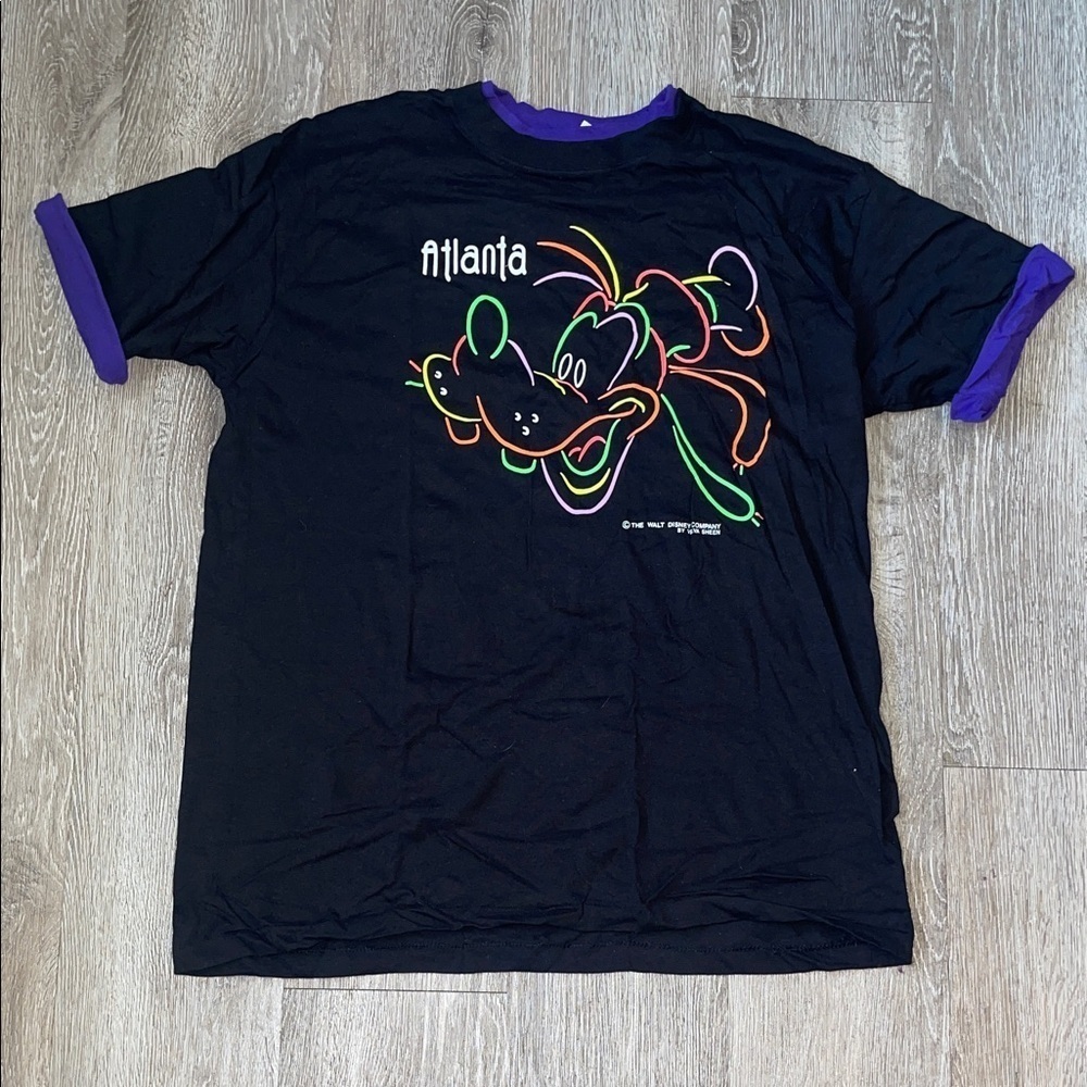 Velva sheen vintage Walt Disney short sleeve T shirt Atlanta size xl Pluto